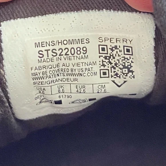 Sperry Men's Top Sider Halyard CVO Baja Grey Casual Sneakers - Picture 6 of 7